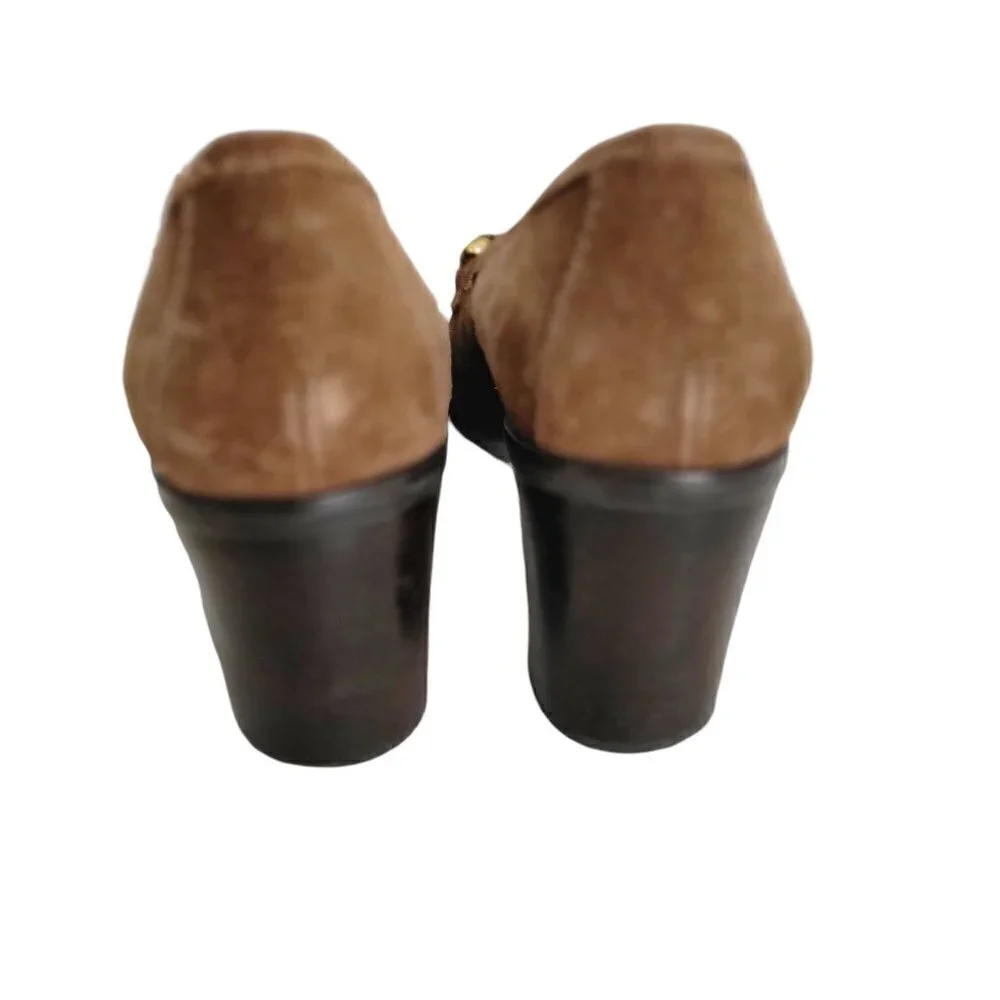 Franco Sarto Suede Loafer Pumps Size 7M